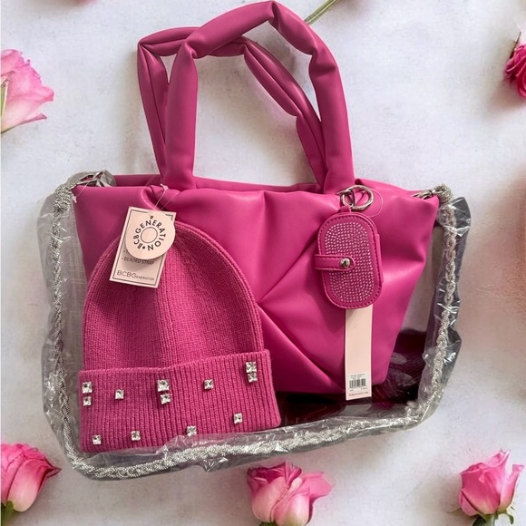 BCBGeneration 4-In-1 Gift Set Tote Bag NWT - Picture 2 of 8